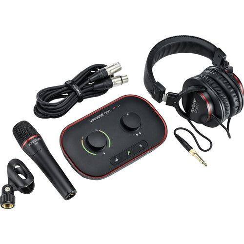 Vocaster One Studio Комплект Аудио интерфейс USB, микрофон, наушники, Focusrite Vocaster-One-Studio  #1