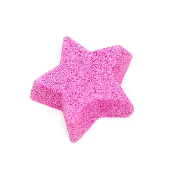 Бомбочка для ванны "Звезда" розовая, 25 г #1
