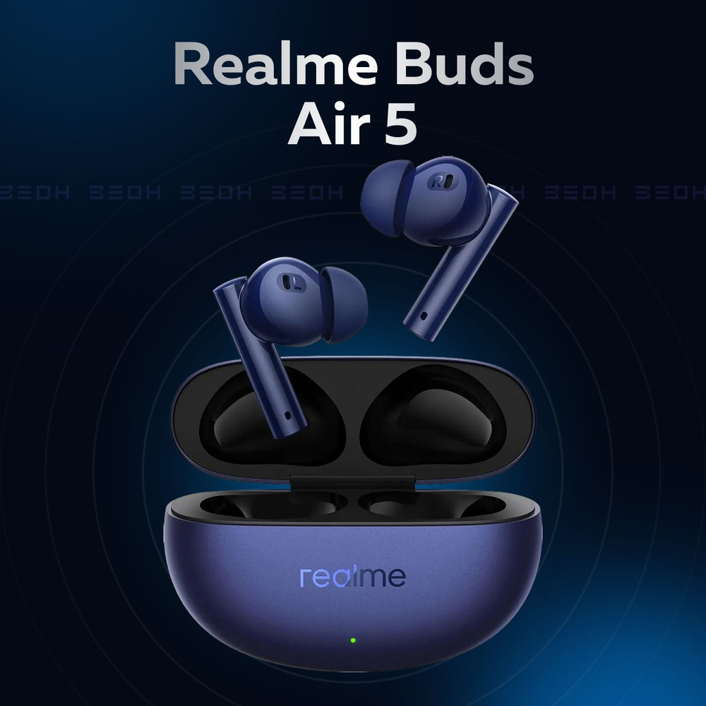 Беспроводная гарнитура Realme Buds Air 5 RMA2301 синяя TWS #1