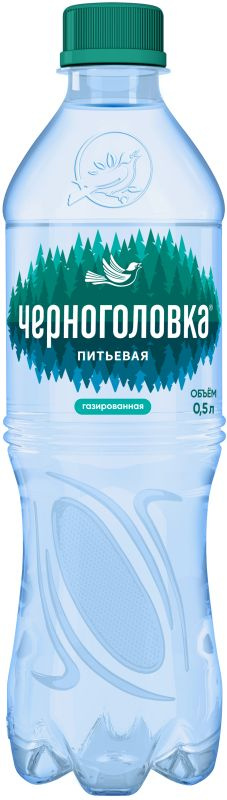 Вода питьевая Черноголовская газированная, ПЭТ (0,5л*12шт), Вода питьевая Черноголовская газированная, #1