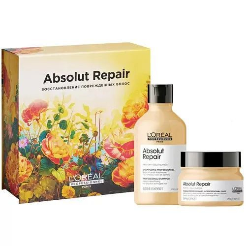 Подарочный набор L'Oreal Professionel Absolut Repair для восстановления волос (Шампунь 300 мл + Маска #1