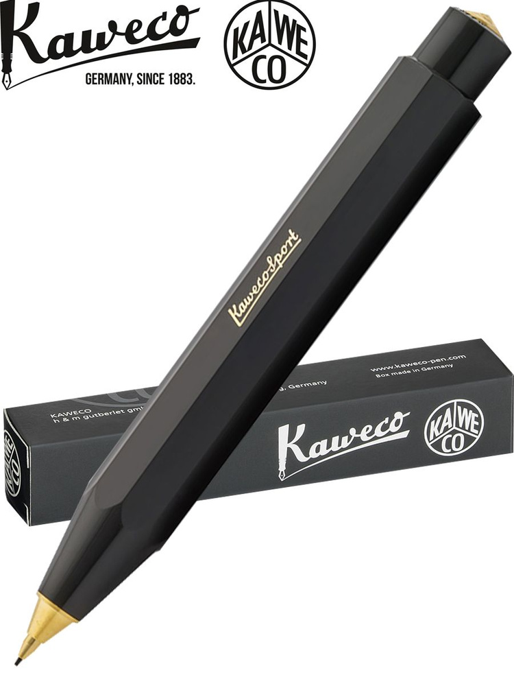 Карандаш механический KAWECO CLASSIC Sport Black (10000050) 0.7 мм черный  #1