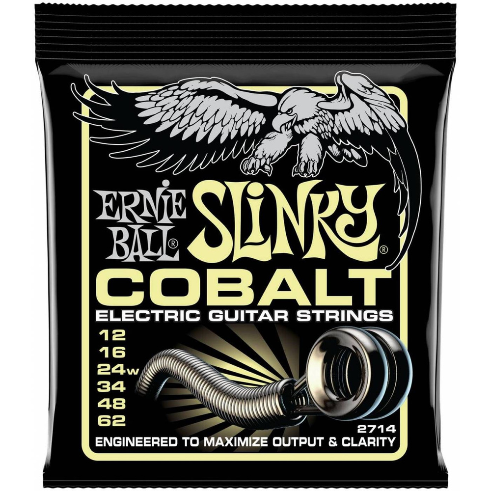 Ernie Ball 2714 Cobalt Slinky Mammoth 12-62 - Струны для электрогитары #1