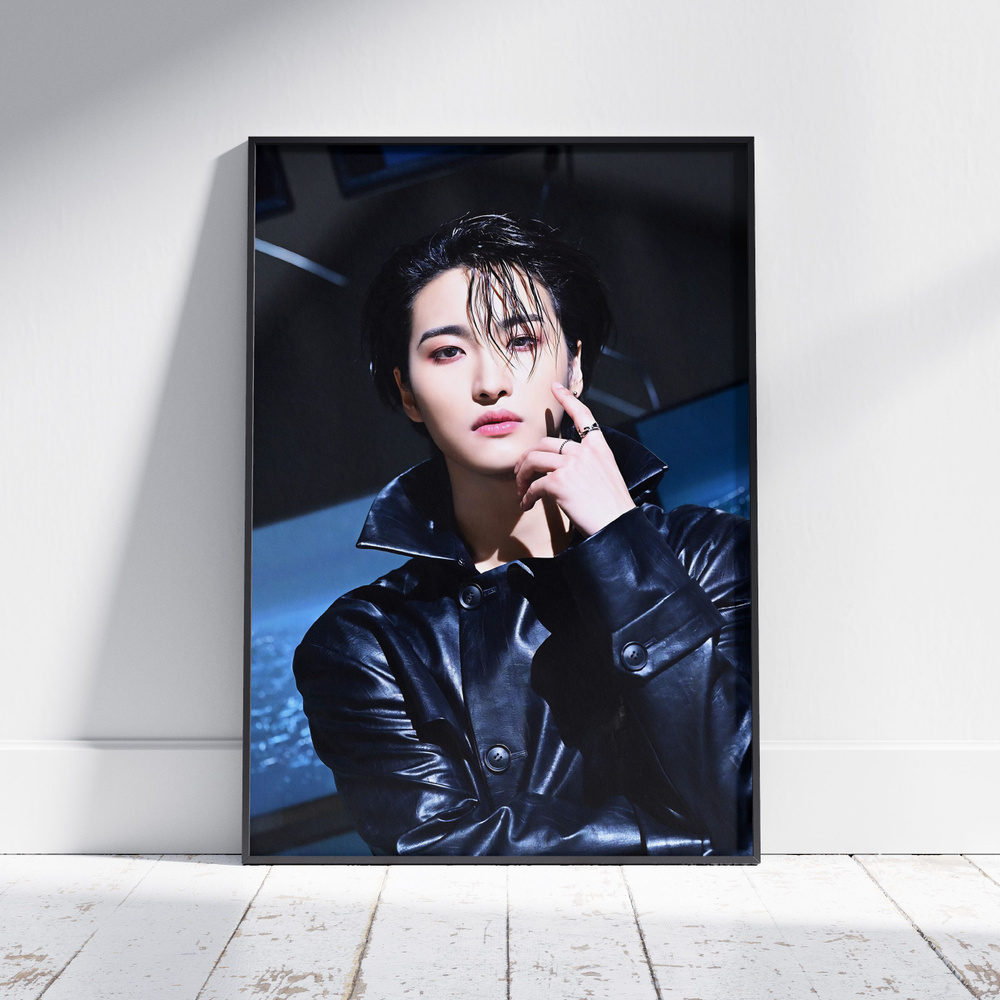 Плакат на стену для интерьера ATEEZ (Сонхва - Seonghwa 24) - Постер по K-POP музыке формата A4 (21x30 #1