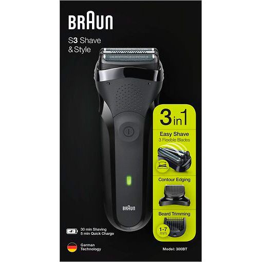 Электробритва Braun Series 3 Shave&Style 300BT, черный #1