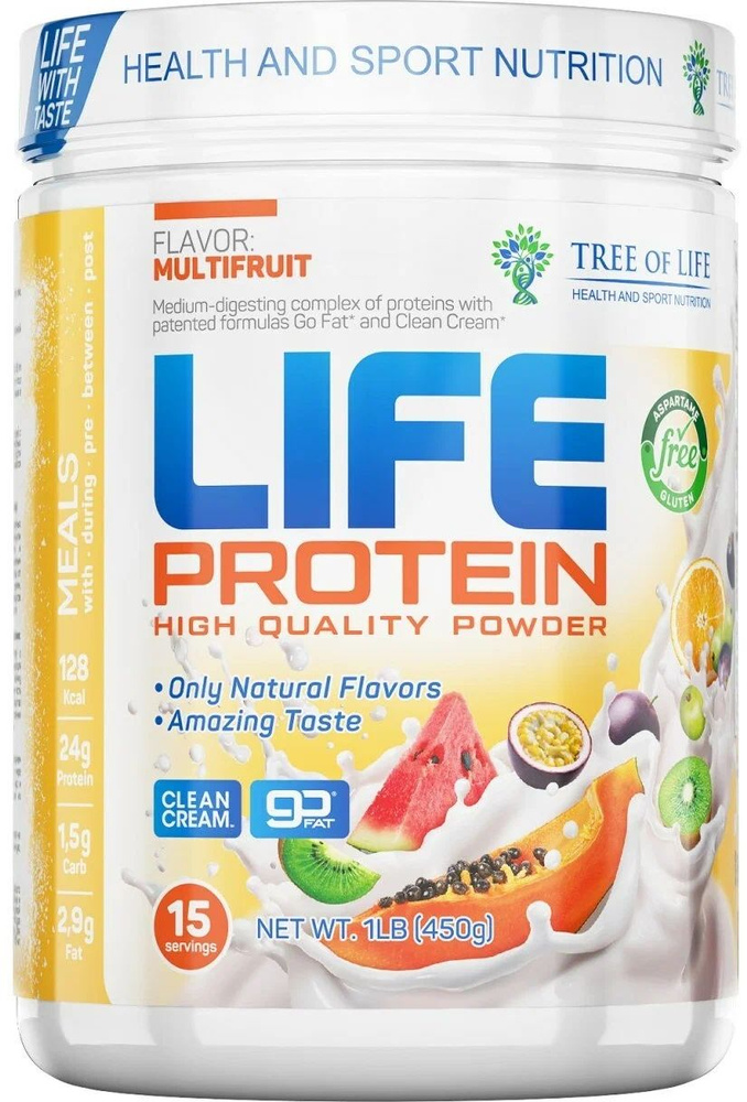 Life Protein Протеин Мультифрукт 450г #1