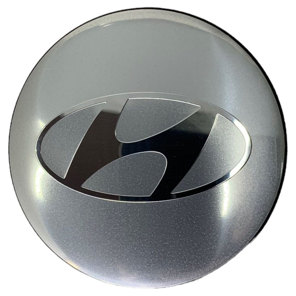 Колпачки на литые диски c логотипом HY 60-56-9, 4 колпачка #1