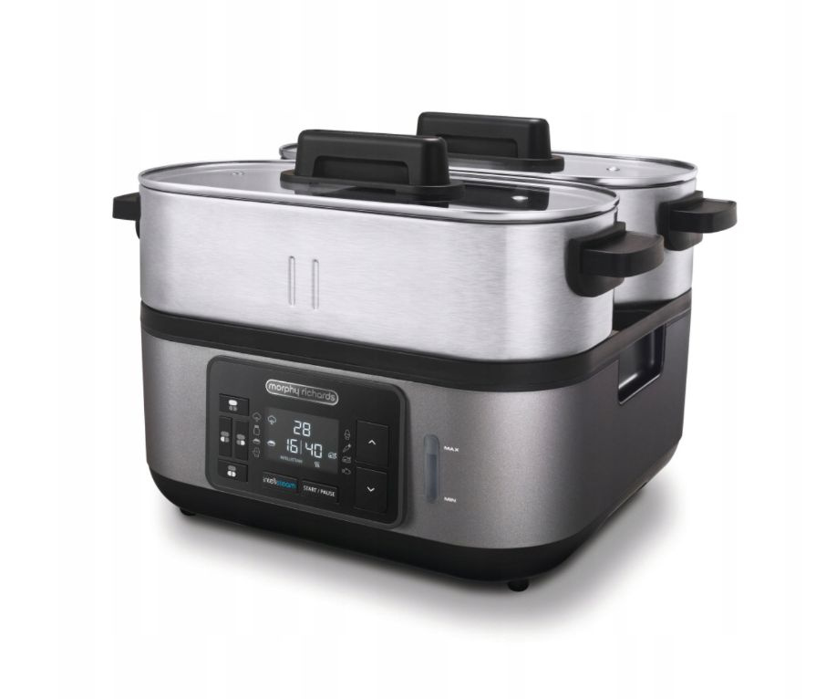 Пароварка электрическая Morphy Richards 470006 6,8 л 1600 Вт, серебристый  #1