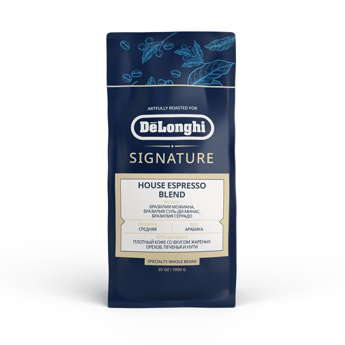 Кофе в зернах Delonghi Signature coffee HOUSE BLEND, 1кг #1