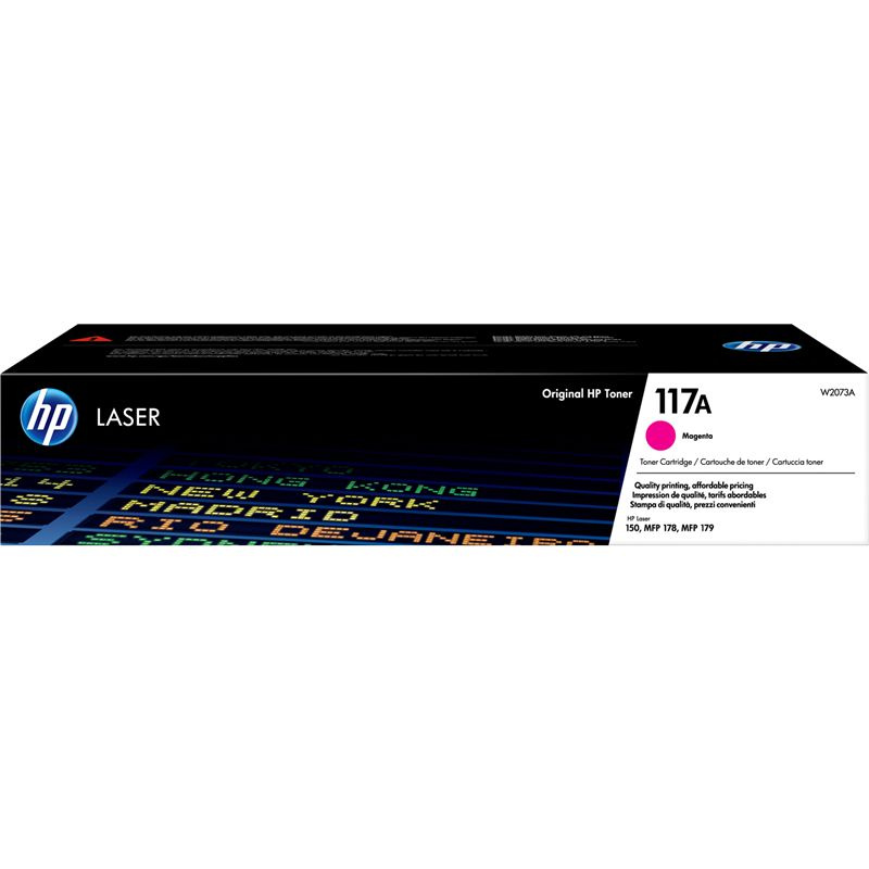 Картридж для принтера HP, пурпурный, 700 стр, совместим с HP Color Laser 150a (W2073A)  #1
