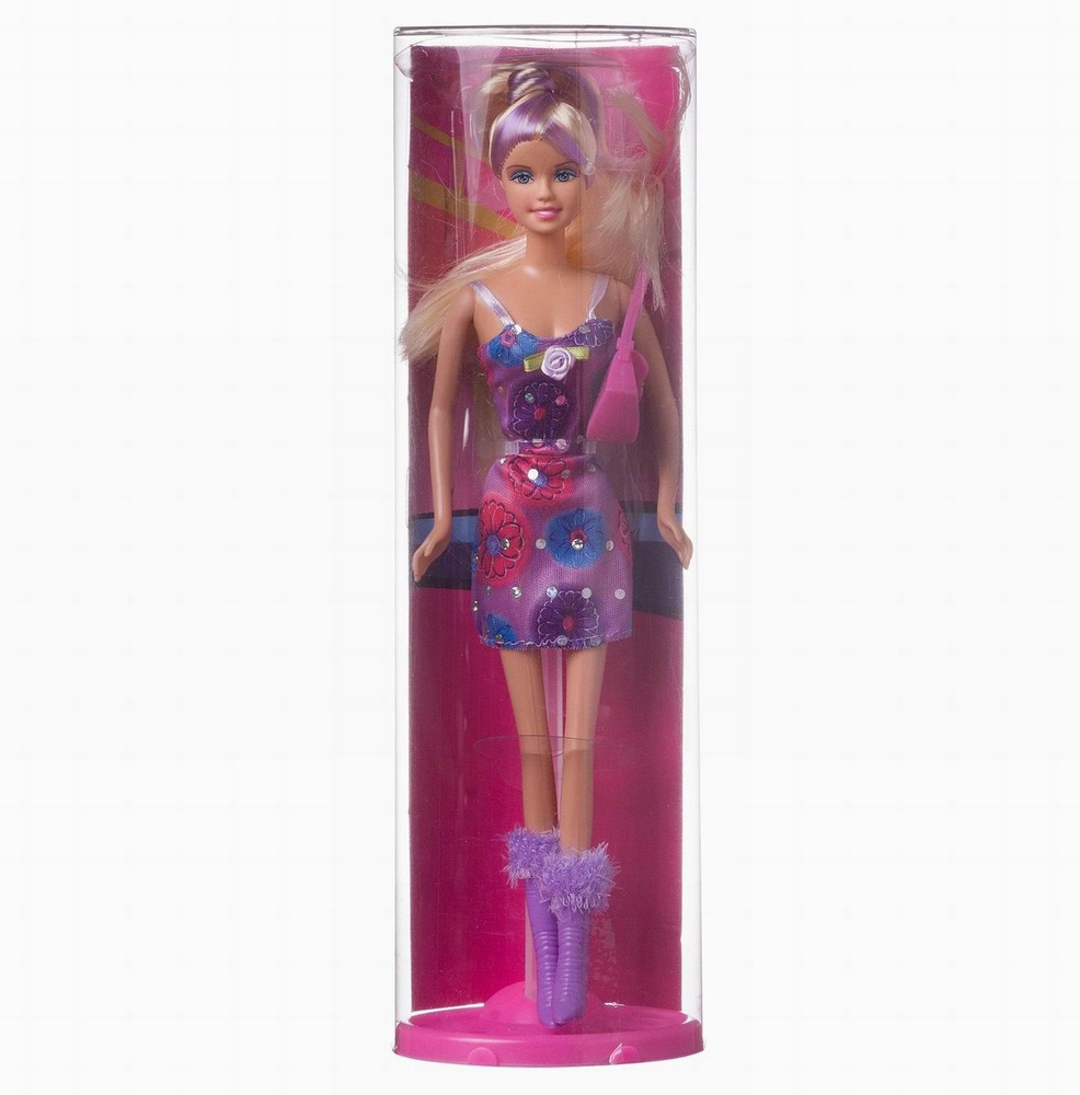 Кукла Defa Lucy Яркая девушка в платье с цветами с сумочкой 29 см  #1