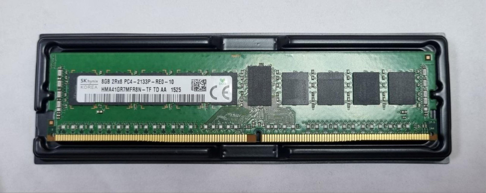Hynix Оперативная память SK Hunix DDR4 ECC REG 8 Gb 2133 HMA41GR7MFR8N 1x8 ГБ (SK Hunix DDR4 ECC REG #1