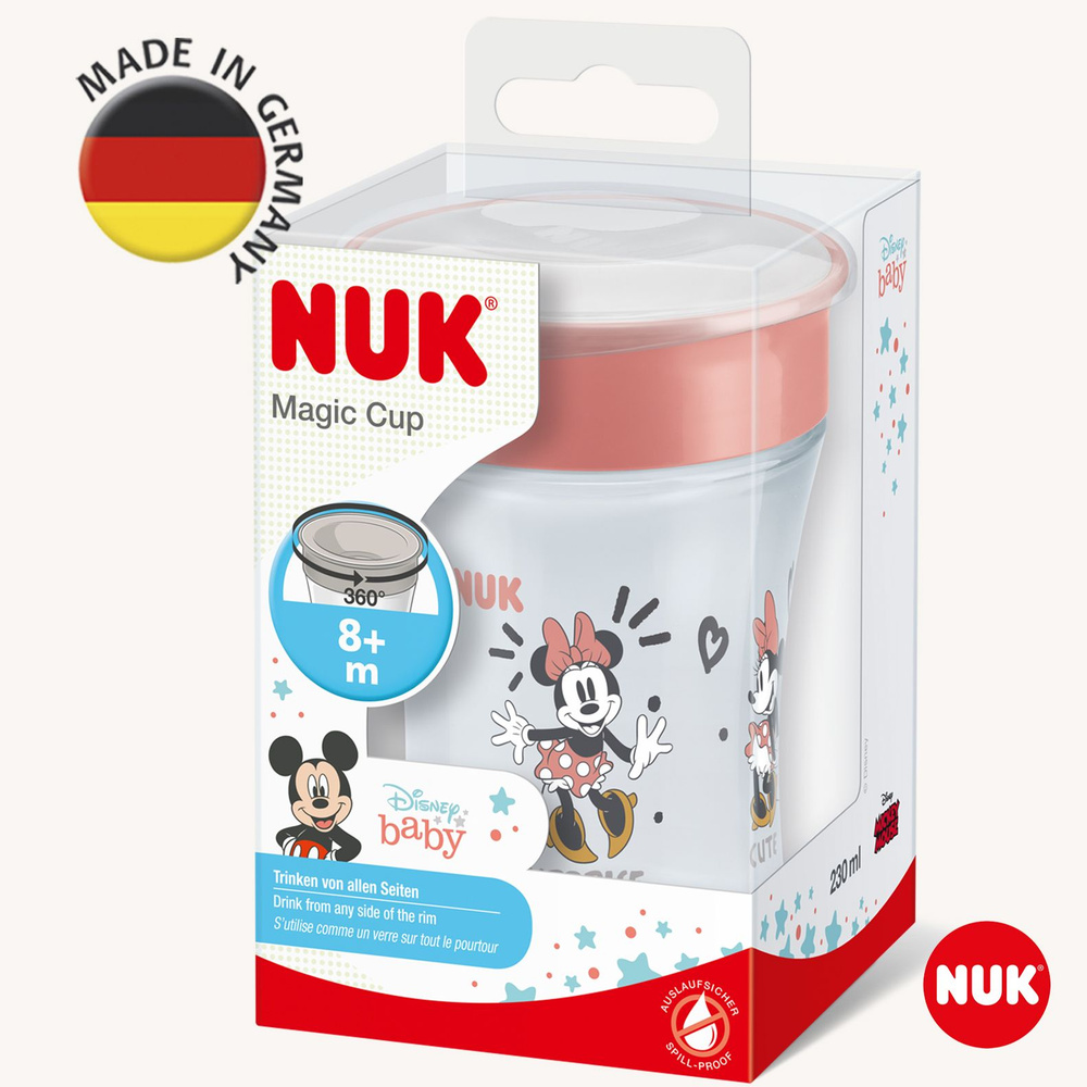 NUK EVOLUTION Поильник MAGIC 230 мл, MICKEY, Минни #1