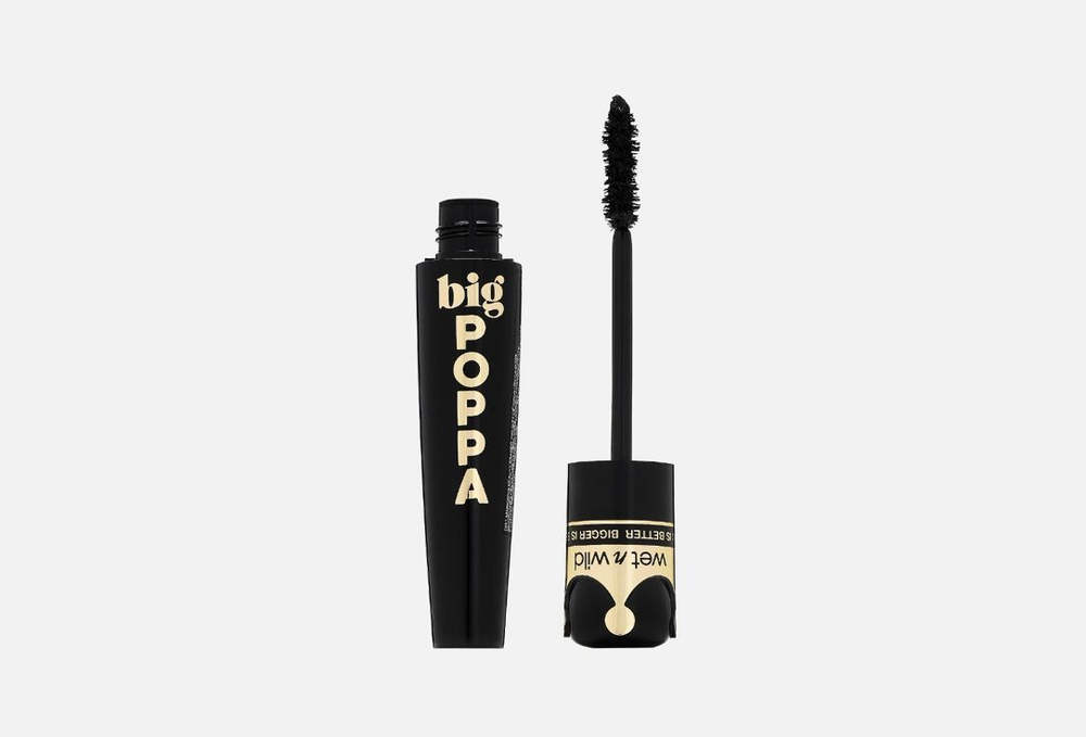 Тушь для ресниц WET N WILD BIG POPPA MASCARA - blackest black #1