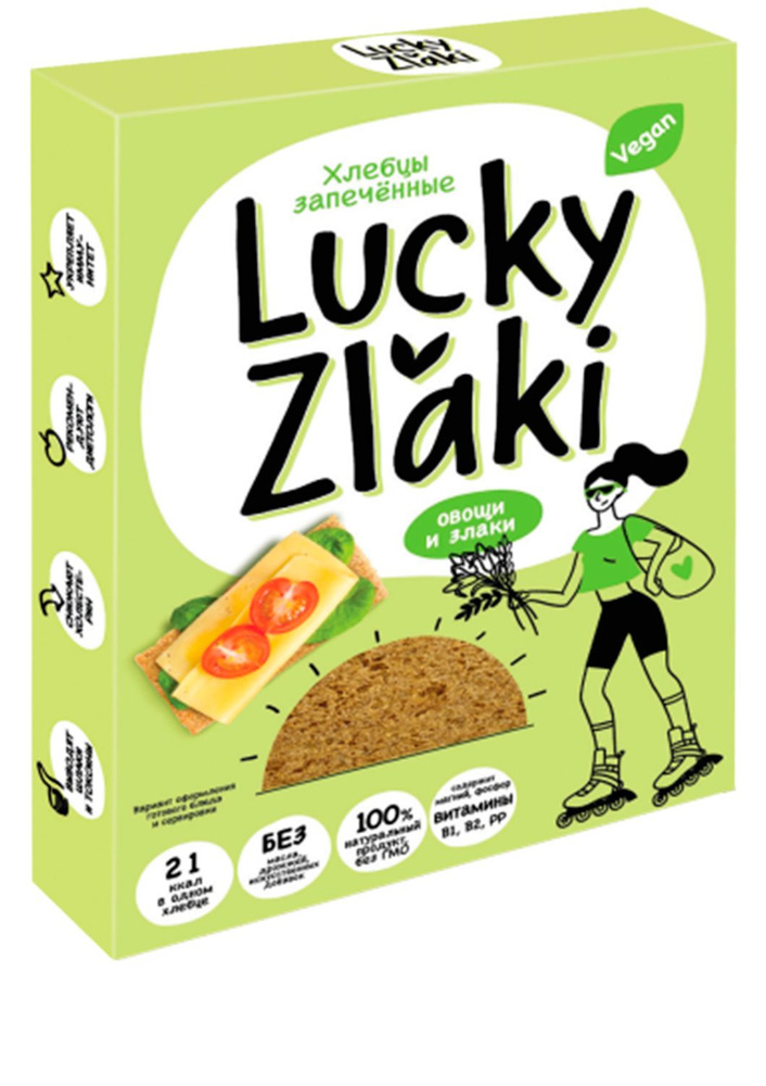 Хлебцы Овощи и злаки "Lucki Zlaki" Черемушки, 72г #1