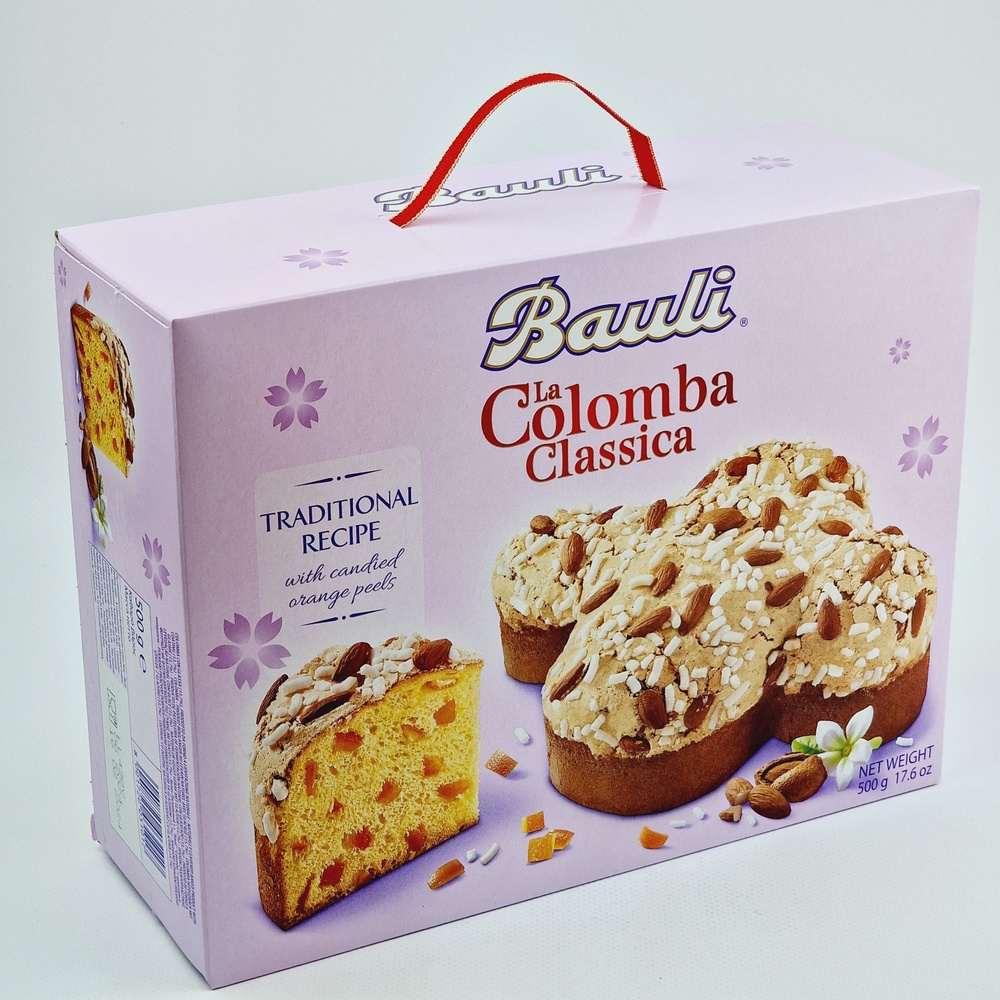 Кулич (кекс) Пасхальный с цукатами и миндалем Bauli Коломба (La Colomba Classica), 500 г  #1