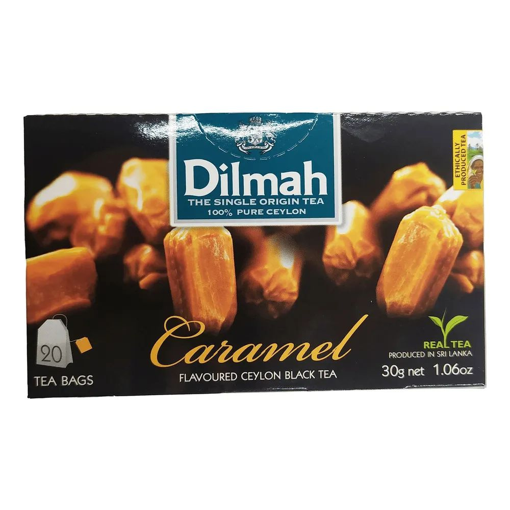 Чай черный Dilmah карамель в пакетиках 1,5 г х 20 шт #1