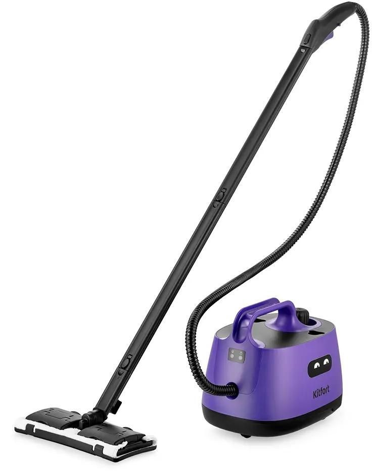 Пароочиститель KitFort КТ-9147, фиолетовый/черный #1