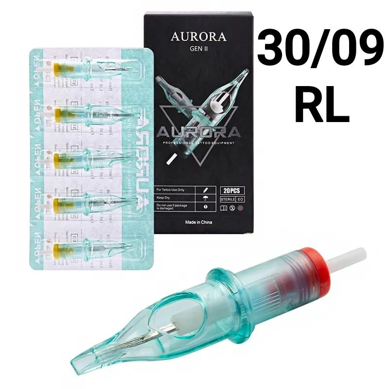 Тату картриджи Aurora 30/09 RLLT (1009RL) 20 шт/уп #1