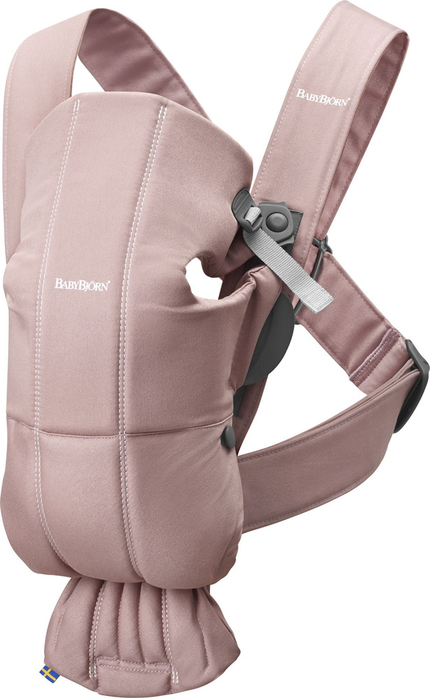 Рюкзак-кенгуру BABYBJORN Carrier Mini Cotton Old rose 0210.14 #1