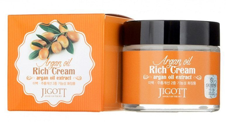 Крем для лица с аргановым маслом JIGOTT Argan Oil Rich Cream 70 мл #1