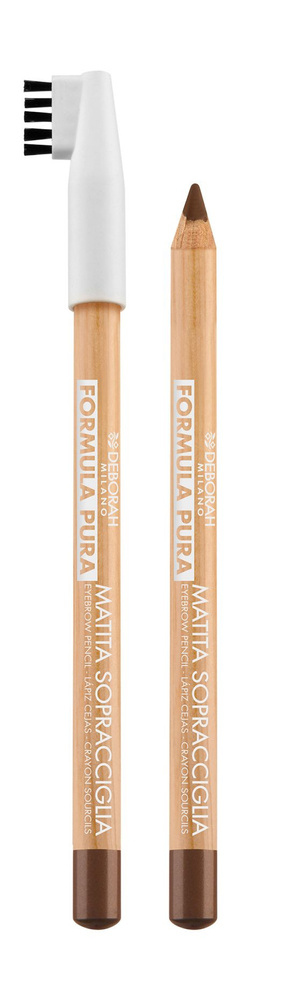 DEBORAH MILANO Карандаш для бровей Formula Pura Organic Eye Pencil, 1,2 г, 01 #1