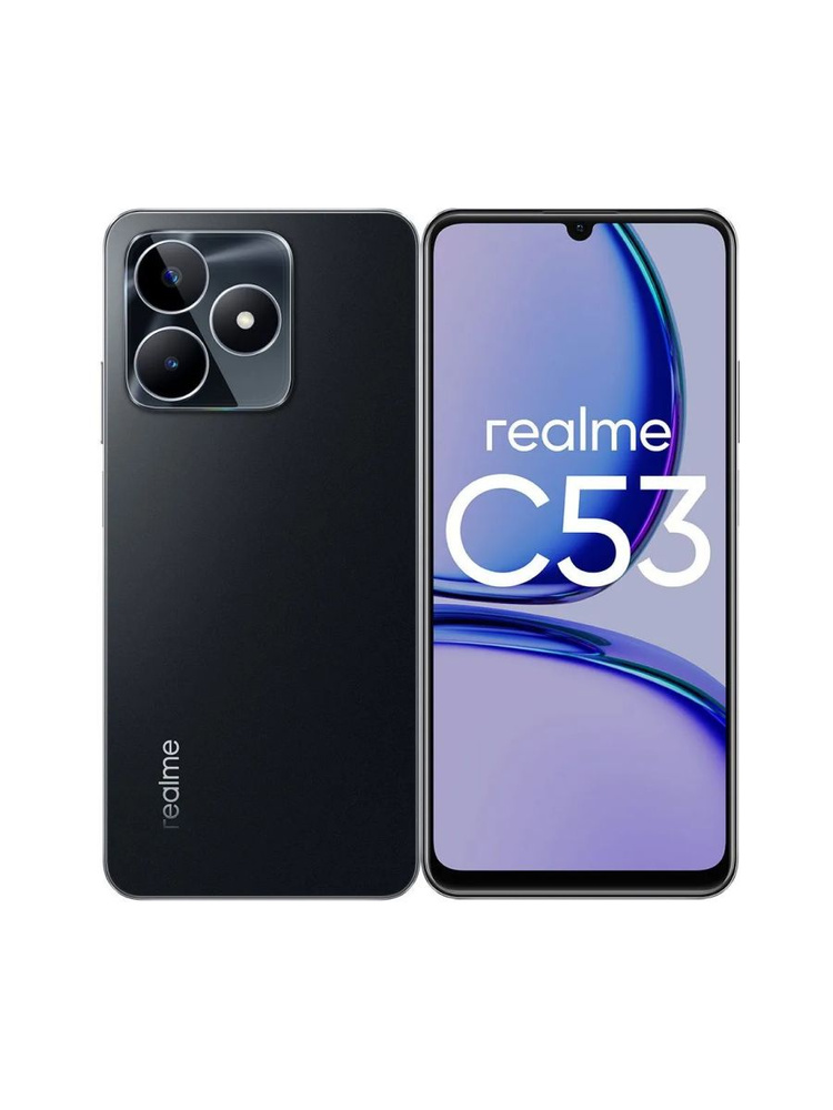 realme Смартфон C53 EU 6/128 ГБ, черный #1