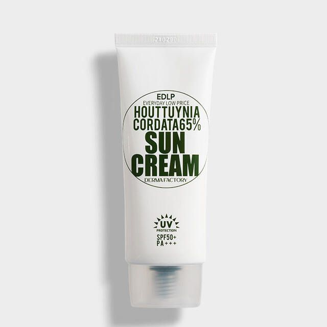 Derma Factory Крем солнцезащитный с экстрактом хауттюйнии - Houttuynia cordata 65% sun cream, 50мл  #1