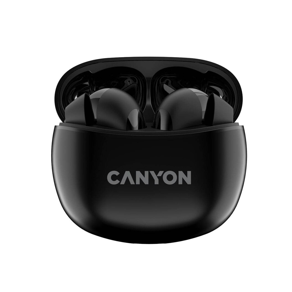 Canyon Наушники беспроводные с микрофоном Canyon TWS-2, Bluetooth, черный  #1