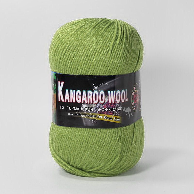 KANGAROO WOOL (Color City) (419 / светлая оливка / комплект (2 мотка)) #1