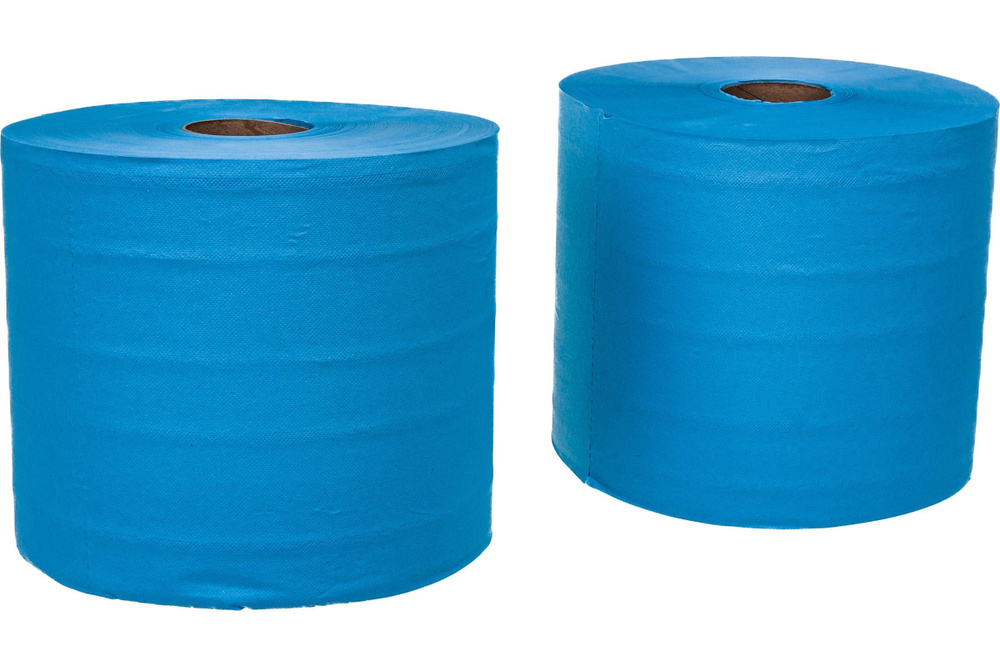 Протирочная бумага AutoGrand 24х35 см, 1000 отрывов, 2 слоя, синяя целлюлоза, 2 шт. 35112/2  #1