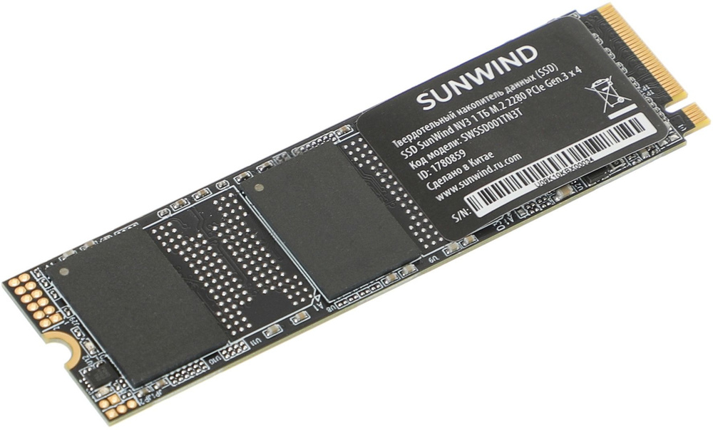 SUNWIND 1 ТБ Внутренний SSD-диск SWSSD001TN3T_2523 озон (SWSSD001TN3T) #1