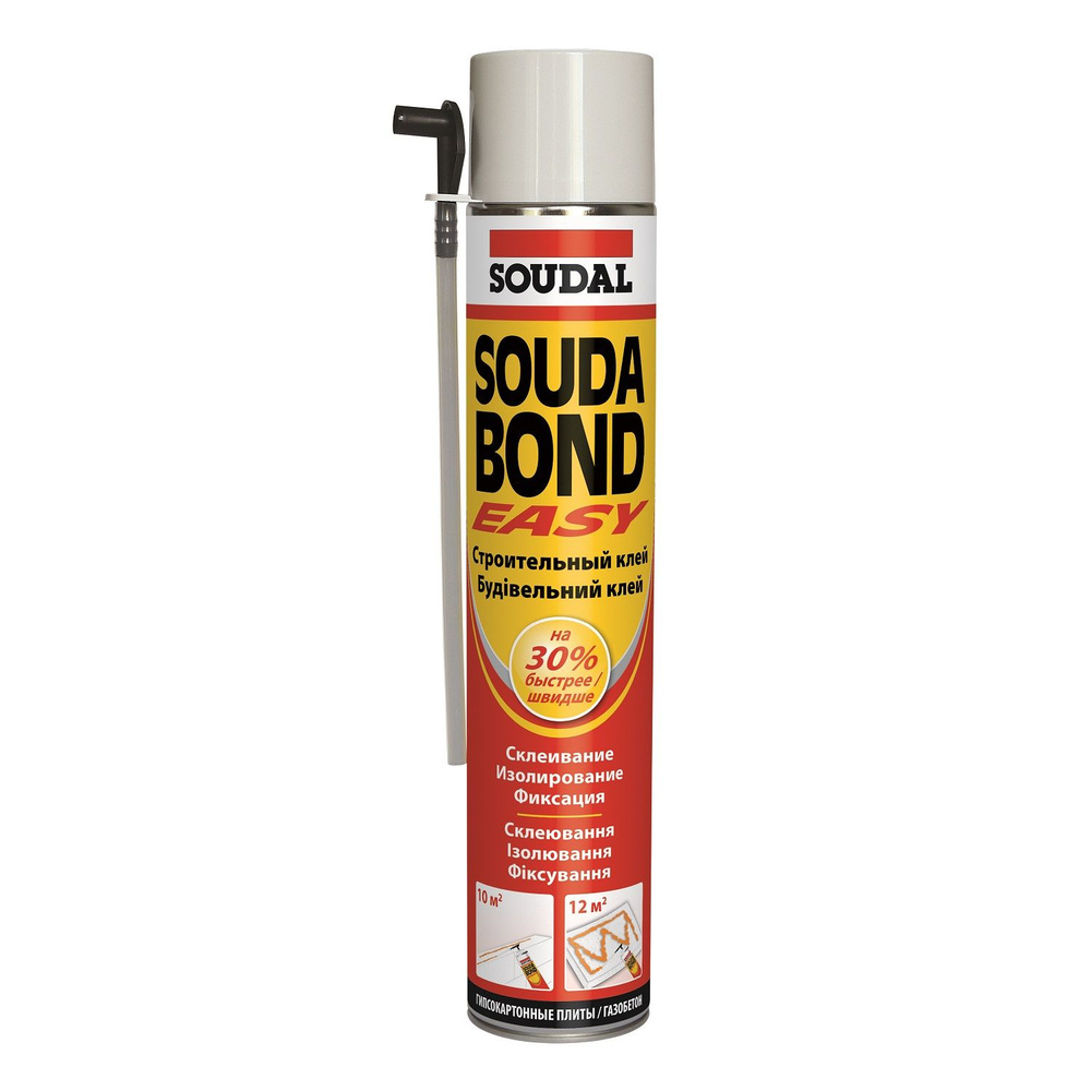 Пено-клей полиуретановый Soudal Soudabond Easy (0,75л) #1