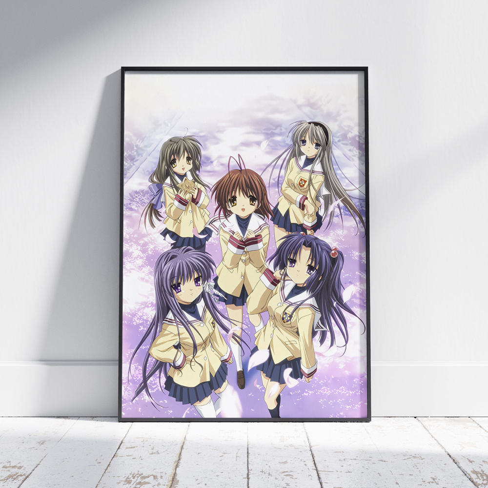 Плакат на стену для интерьера Кланнад (Clannad 1) - Постер по аниме формата А3 (30x42 см)  #1