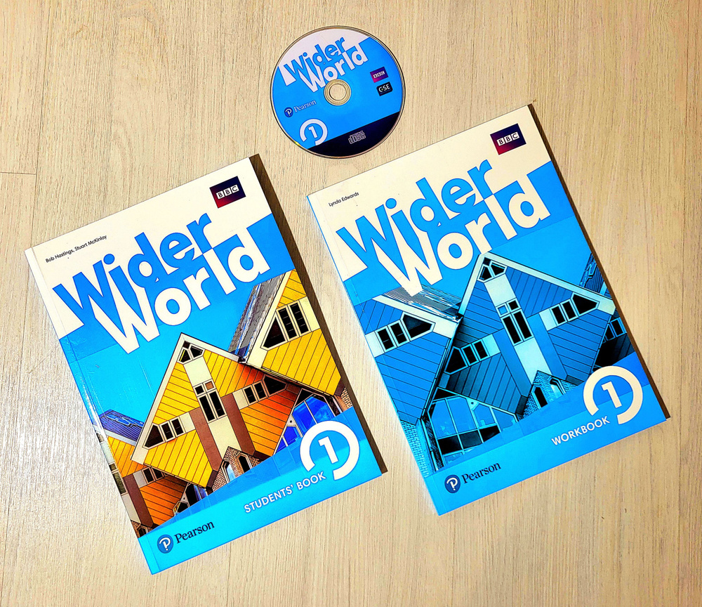 Wider World 1, Учебник - Student's Book + Рабочая Тетрадь - Workbook + Диск | Bob  #1