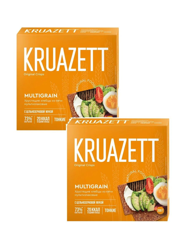 Хлебцы Kruazett мультизлаковые, 200 г х 2 шт #1