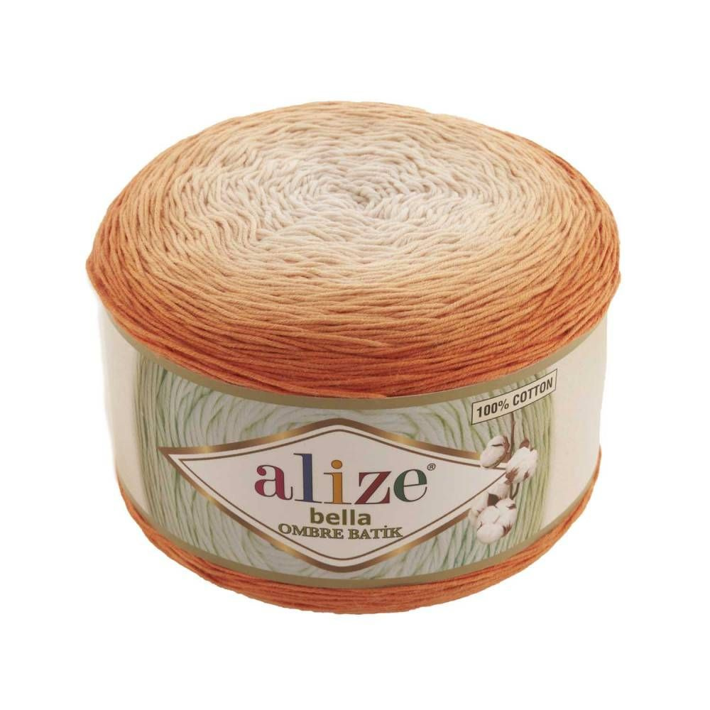 Пряжа из хлопка Alize bella ombre batik - 1 моток, цвет 7403 #1