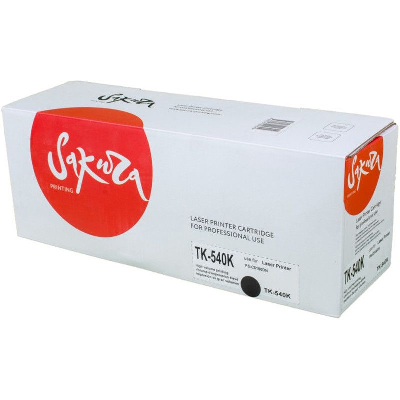 Картридж Sakura TK540K (1T02HL0EU0) для Kyocera Mita FS-C5100DN, черный, 5000 к. #1