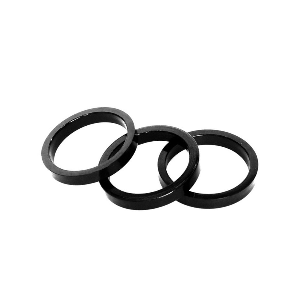 Проставочное кольцо для велосипеда CLARKS CHSS118-3PB алюминий черный (3 штуки)  #1