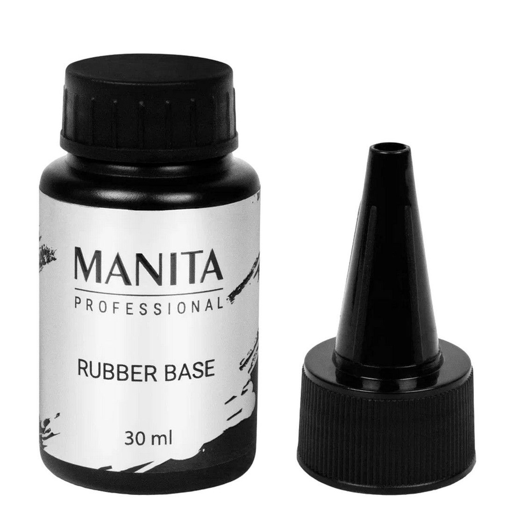 MANITA PROFESSIONAL База для гель-лака каучуковая, Rubber, без кисточки, 30 мл  #1