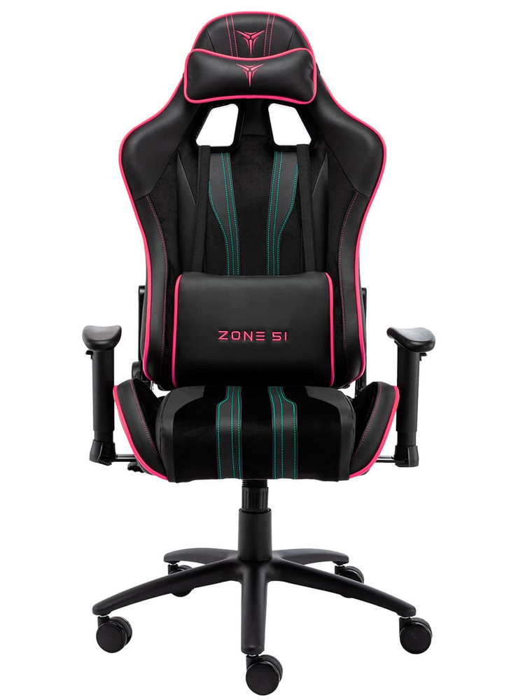 ZONE 51 Игровое компьютерное кресло, black/pink #1