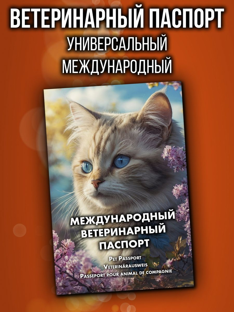 Ветеринарный паспорт для кошек и собак международный #1