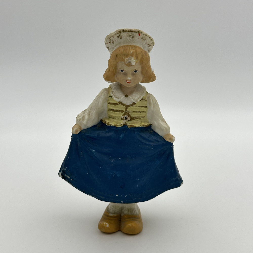 Кукла-качалка болванчик Танцующая девочка Золушка, пластик, роспись, Фабрика художественных изделий ФХИ, #1