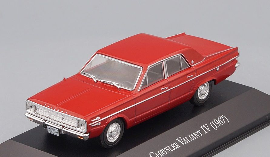 Масштабная модель CHRYSLER Valiant IV 1967 Maroon Altaya 1:43 #1