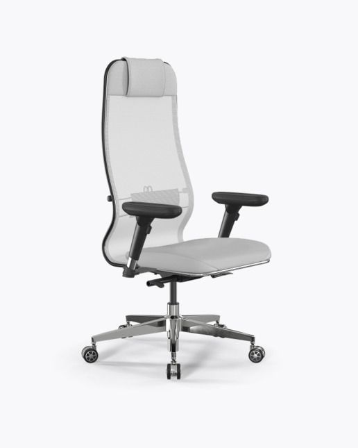 Кресло офисное Метта Comfort ARM белый #1