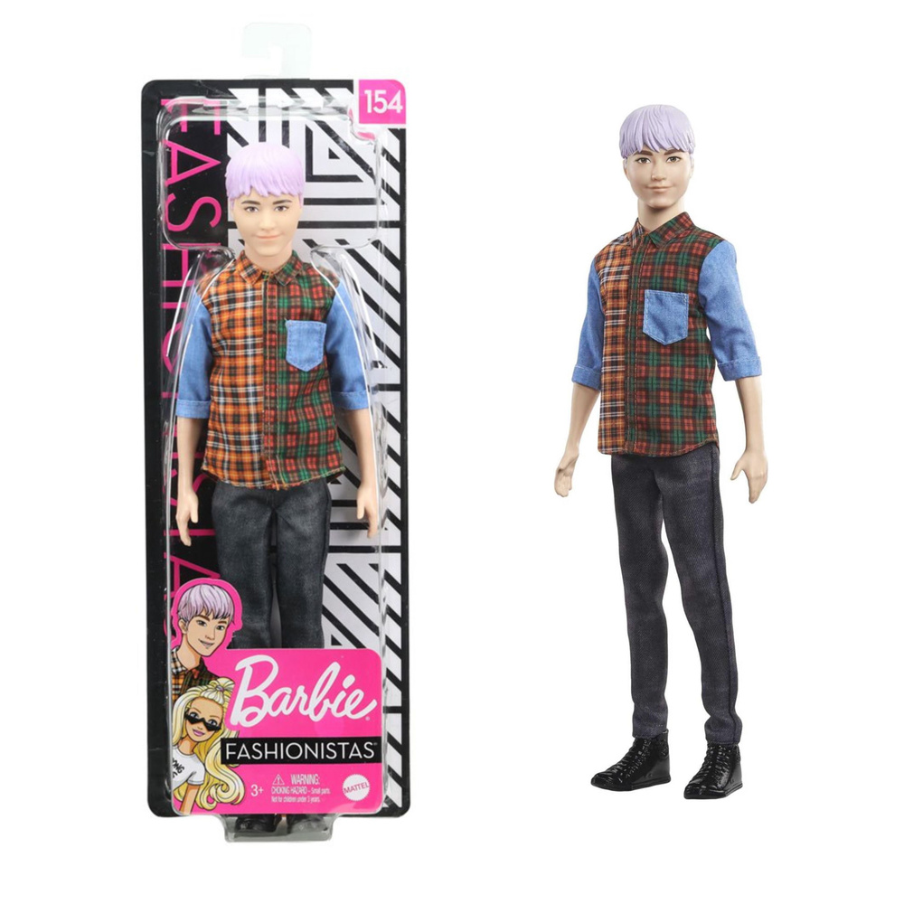 Кукла Barbie Fashionistas №154 Mattel GHW70 2019г #1