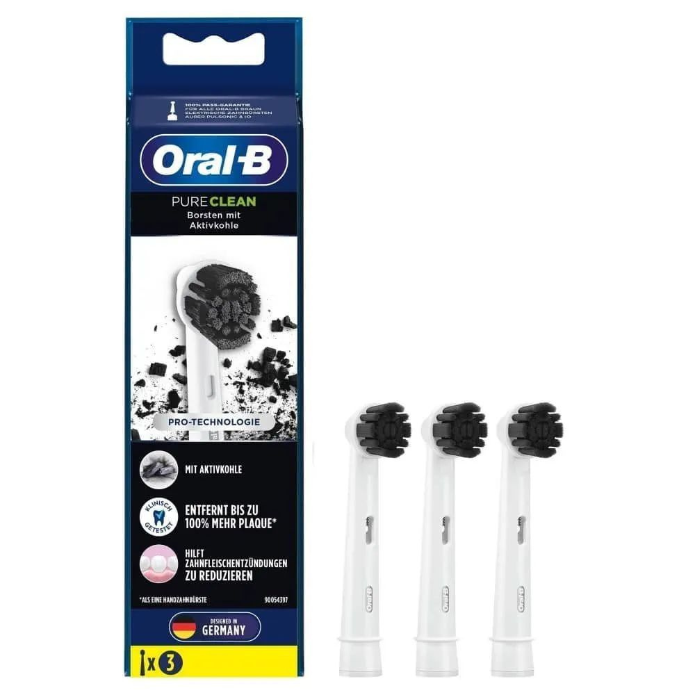 Насадки Oral-B Pure Clean для электрической зубной щетки EB20CH-3, 3 шт, для эффективного очищения, с #1