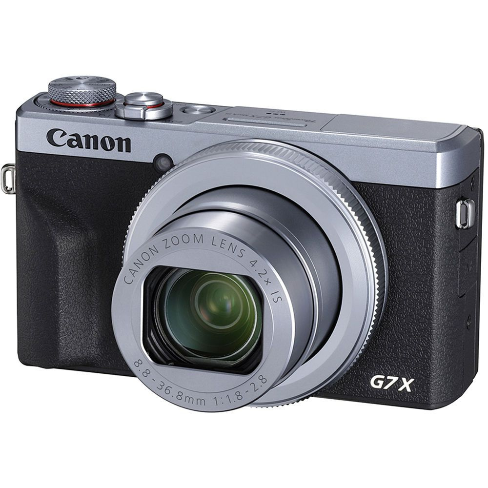 Фотоаппарат компактный Canon PowerShot G7X Mark III, серебристый #1