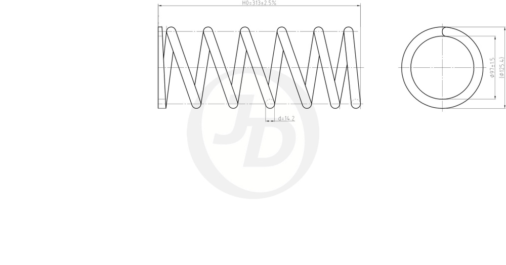 Пружина задняя TOYOTA Тойота TO Noah 2/4WD 96- all #1