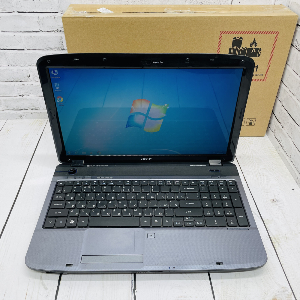 Acer 5738, Intel Core2Duo T7500, Radeon HD 4500 Ноутбук 15.6", RAM 2 ГБ, HDD, Windows Pro, Русская раскладка #1